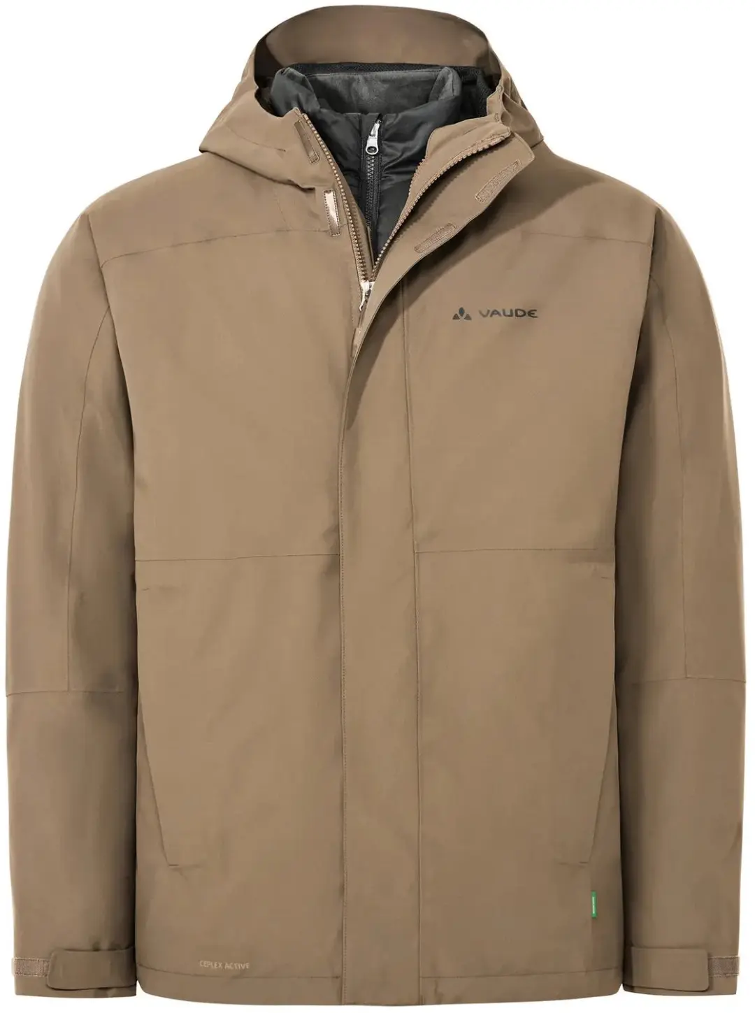 Vaude Neyland 3-in-1 Waterdichte Jas - Zwart - 3XL - afbeelding 3 van 6