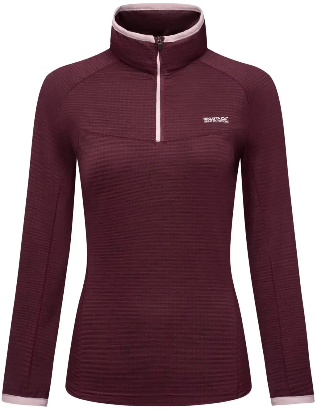Regatta Yonder Ii Fleece Met Halve Rits Paars 38 Vrouw