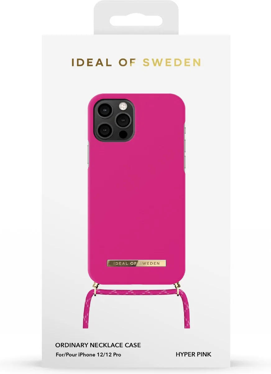 iDeal of Sweden Ordinary Phone Case iPhone 12/12 Pro Hyper Pink - afbeelding 3 van 6