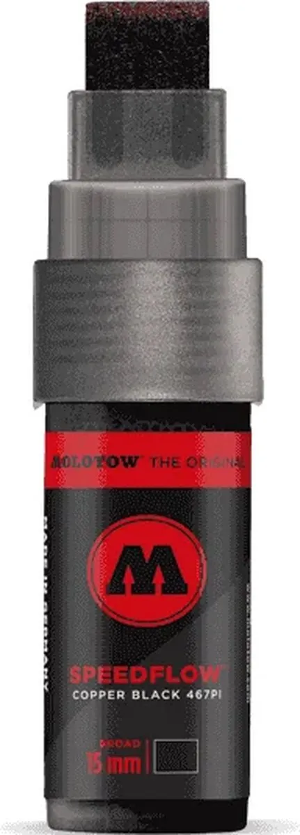 Molotow Speedflow 467PI Pocket Marker - 15mm - Zwart