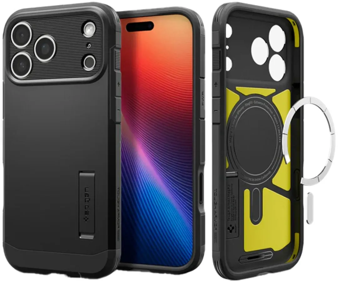 Spigen Tough Armor T MagSafe Hoesje iPhone 17 Pro Max - Zwart