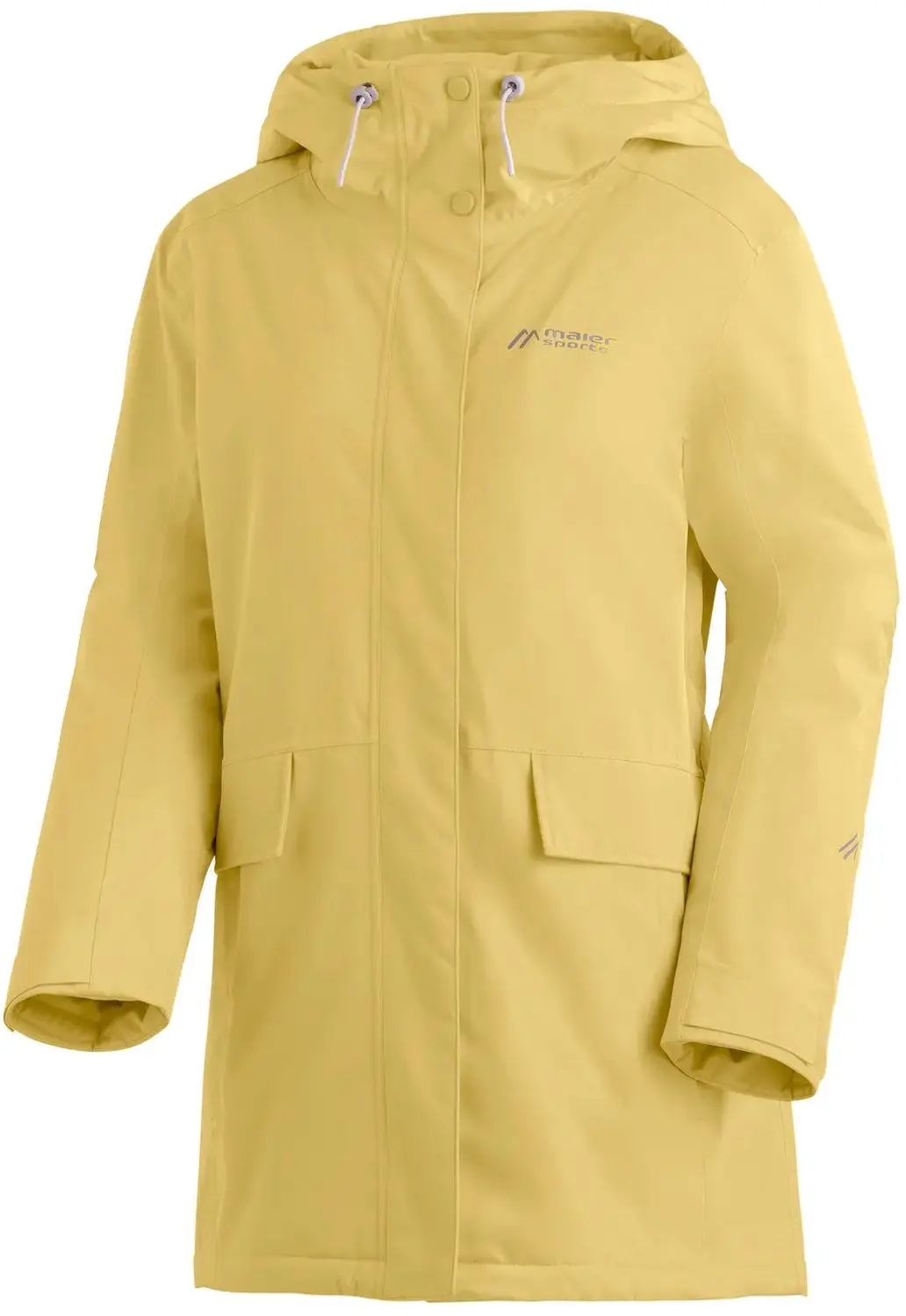 Maier Sports Damesjas Lisbon Coat - Yellow Finch - 52 - afbeelding 5 van 6