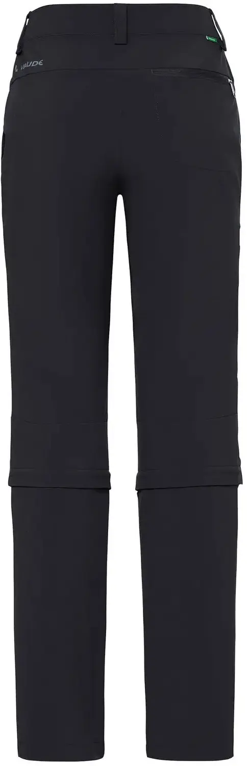 Vaude Dames Stretch Capri Wandelingbroek - Zwart - afbeelding 2 van 5