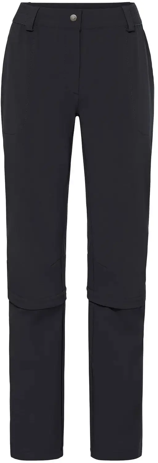 Vaude Dames Stretch Capri Wandelingbroek - Zwart - afbeelding 4 van 5