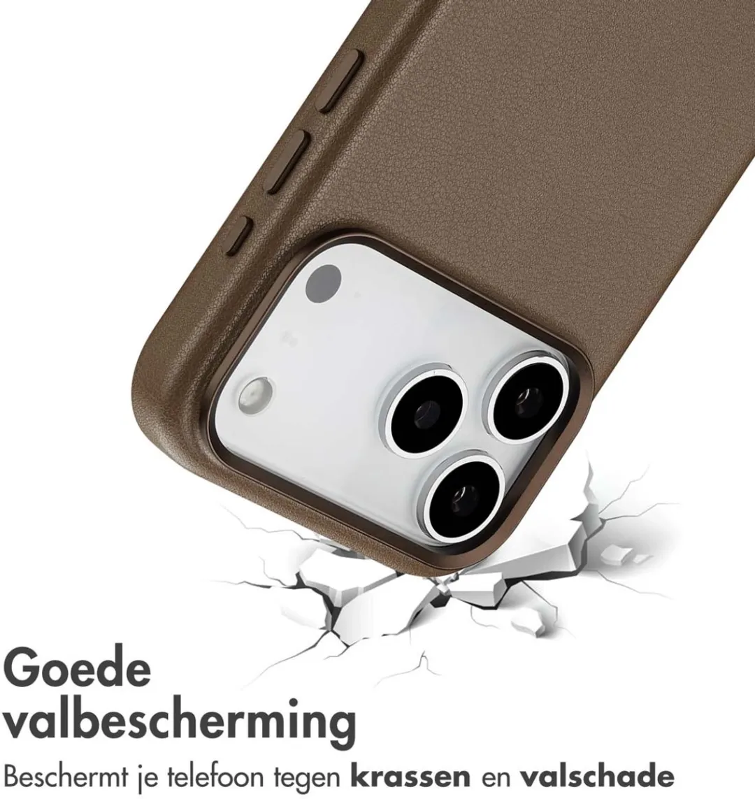 Accezz Hoesje iPhone 17 Pro Max Coffee Brown - MagSafe