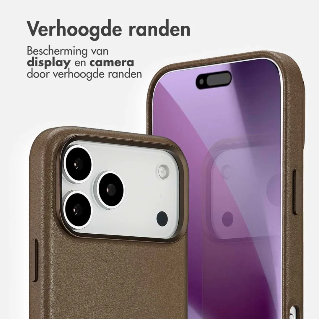 Accezz Hoesje iPhone 17 Pro Max Coffee Brown - MagSafe