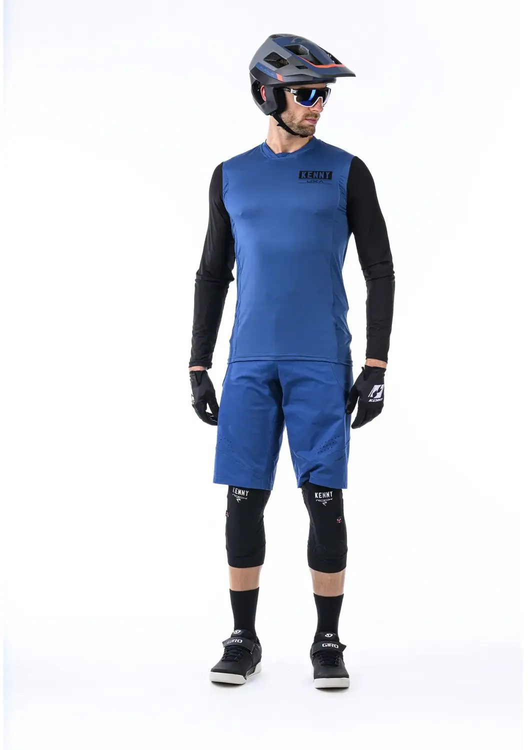 Kenny Charger Langarmshirt - XXL - Blauw - afbeelding 2 van 2