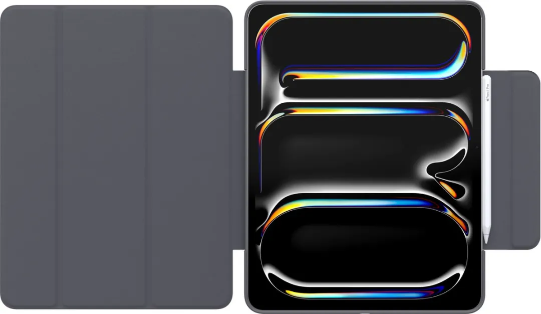 OtterBox Symmetry Folio 77-95524 - iPad Pro 13" (M5/M4) - Grijs/Transparant