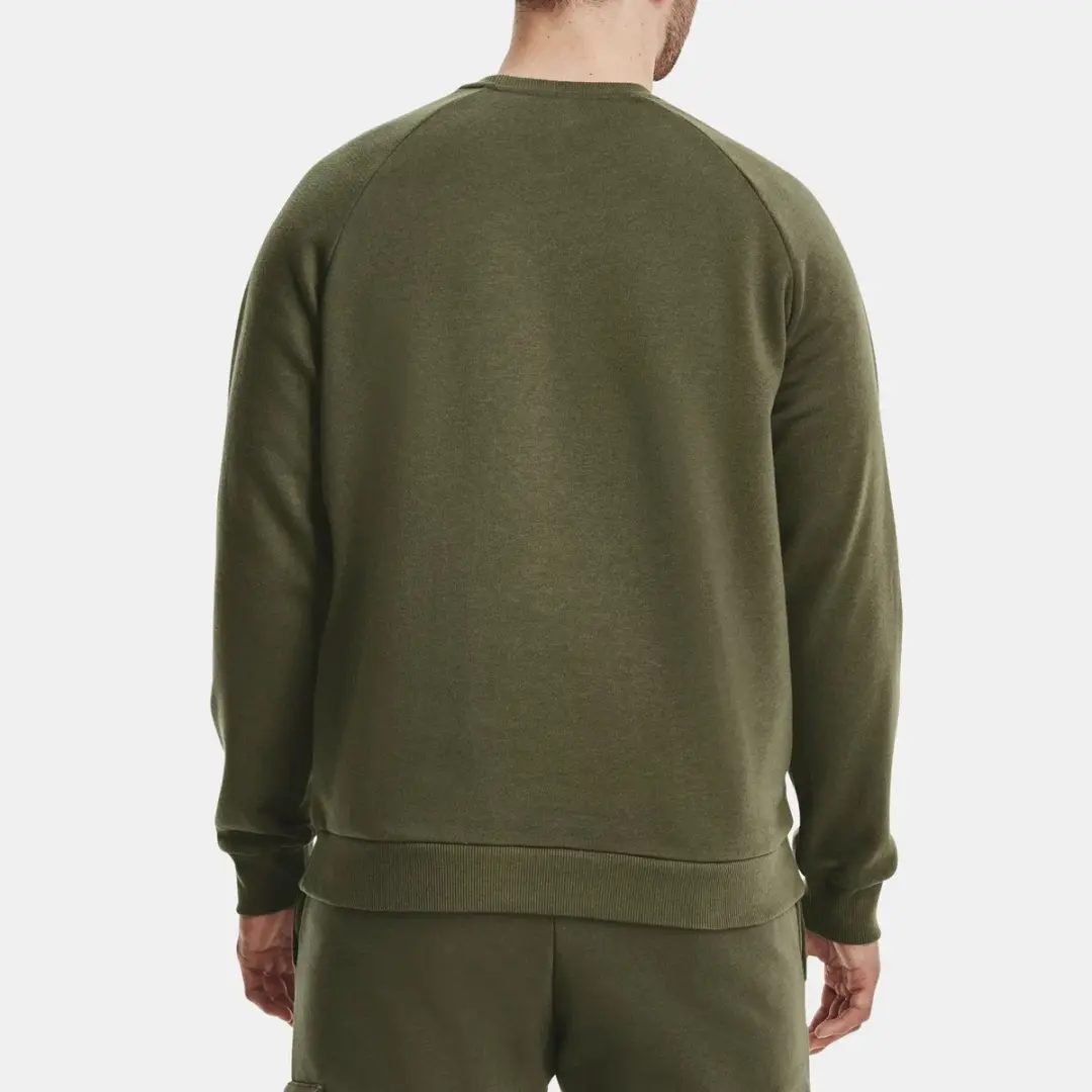 Under Armour Rival Fleece Crew Sweatshirt Heren - Groen - L - afbeelding 6 van 6