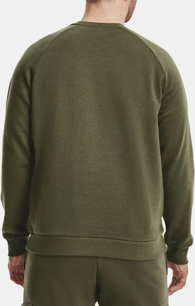 Under Armour Rival Fleece Crew Sweater Heren - Groen - afbeelding 5 van 6