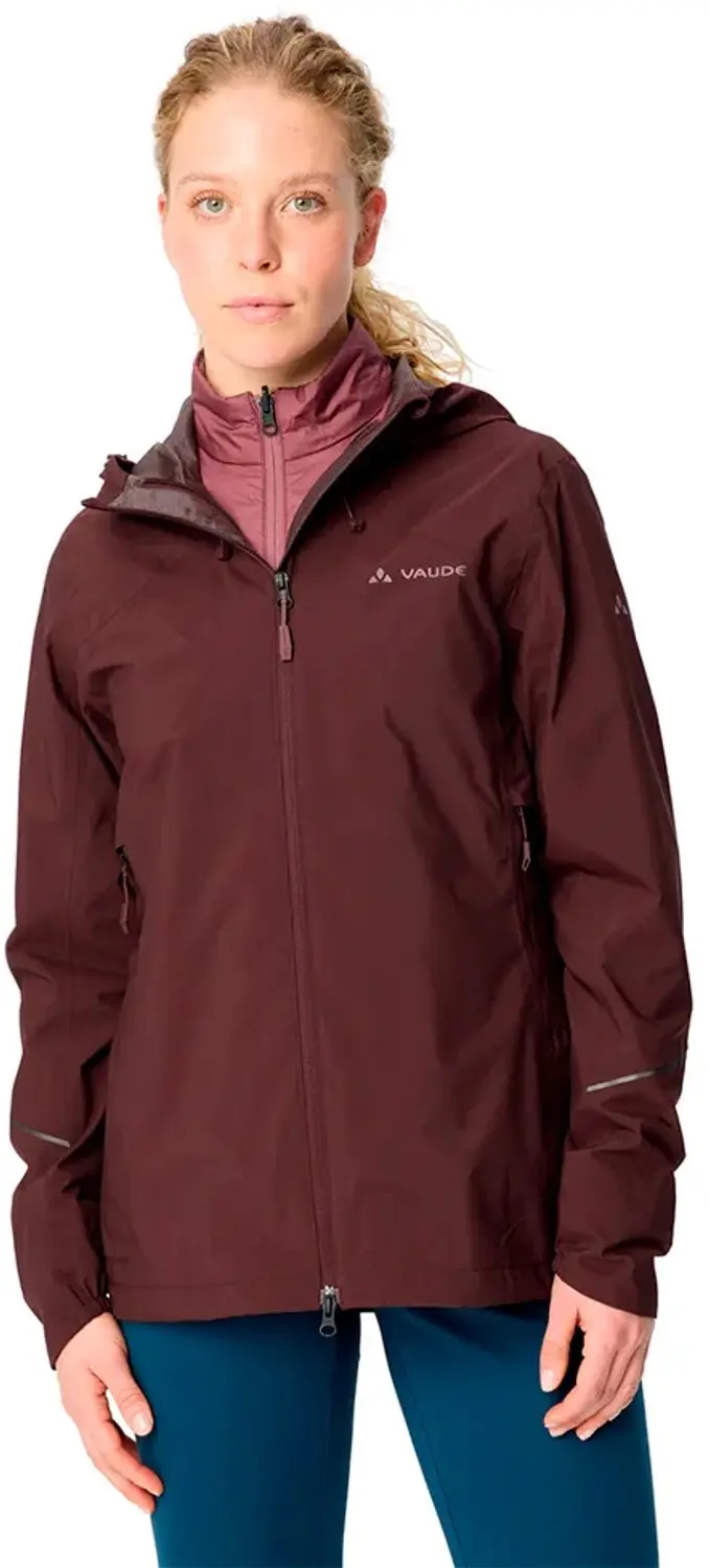 Vaude Yaras II 3in1 Damesjack - Dark Oak - afbeelding 6 van 6
