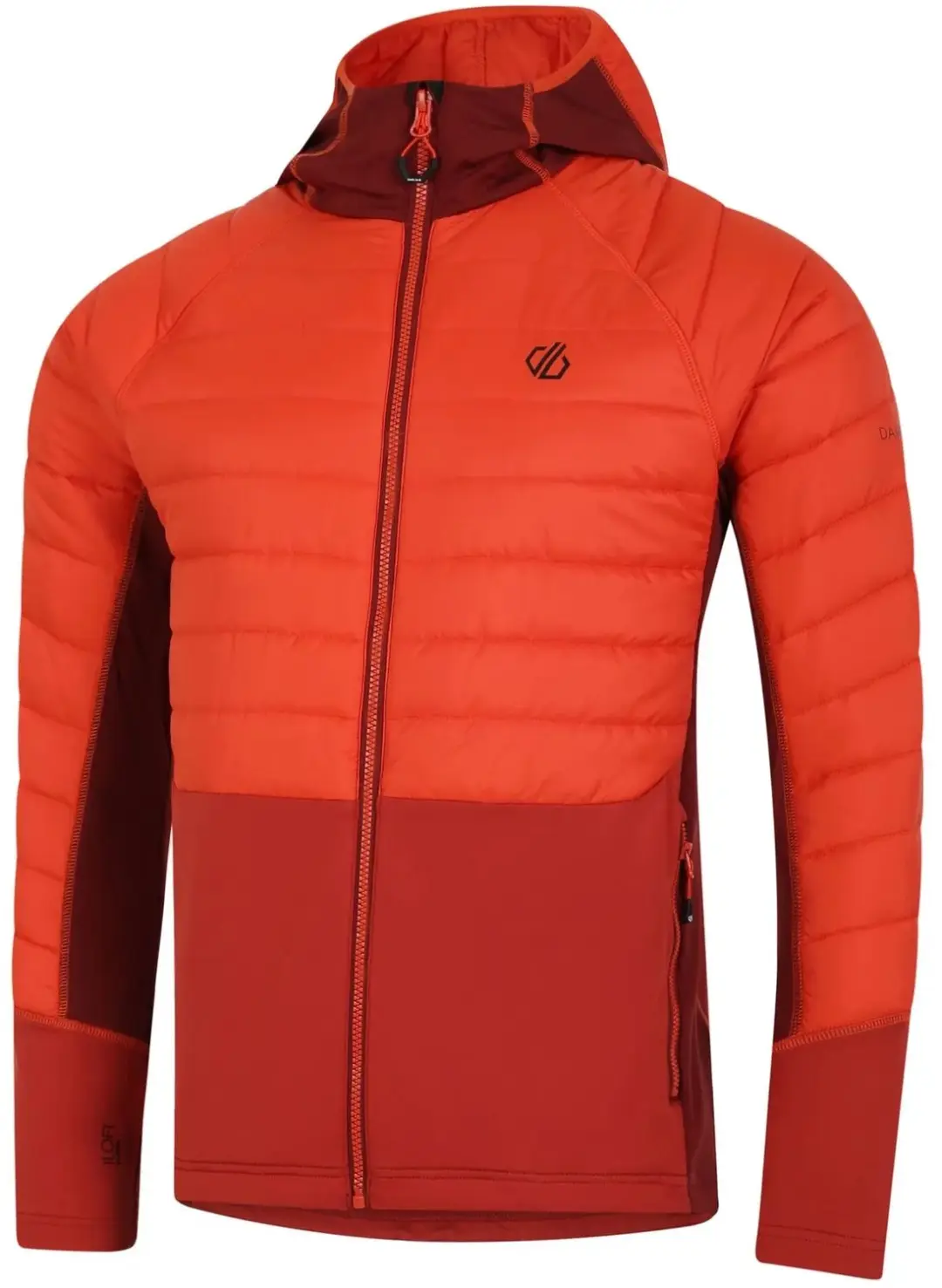 Dare 2b Descending Hybride Jas - Cinnamon/Tuscan Red - afbeelding 2 van 2