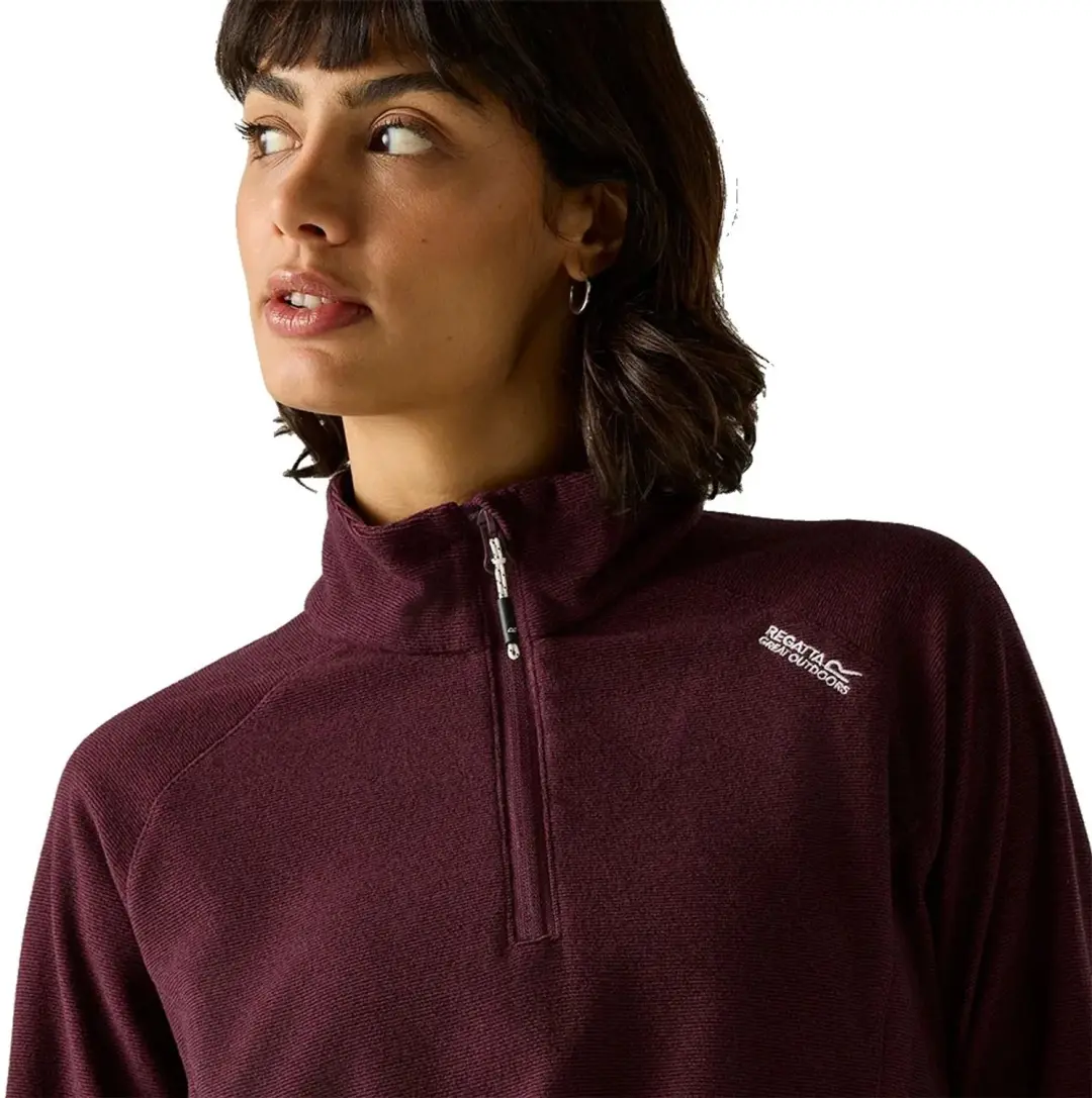 Regatta Montes Damesfleece met Halve Rits - 40 - afbeelding 4 van 5