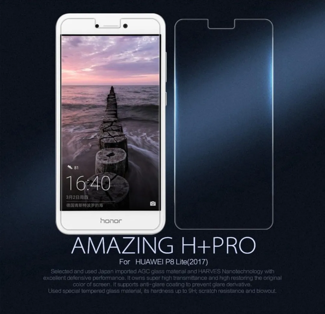 Nillkin Amazing H+ PRO Tempered Glass Huawei P8 Lite (2017) - 9H - afbeelding 2 van 6
