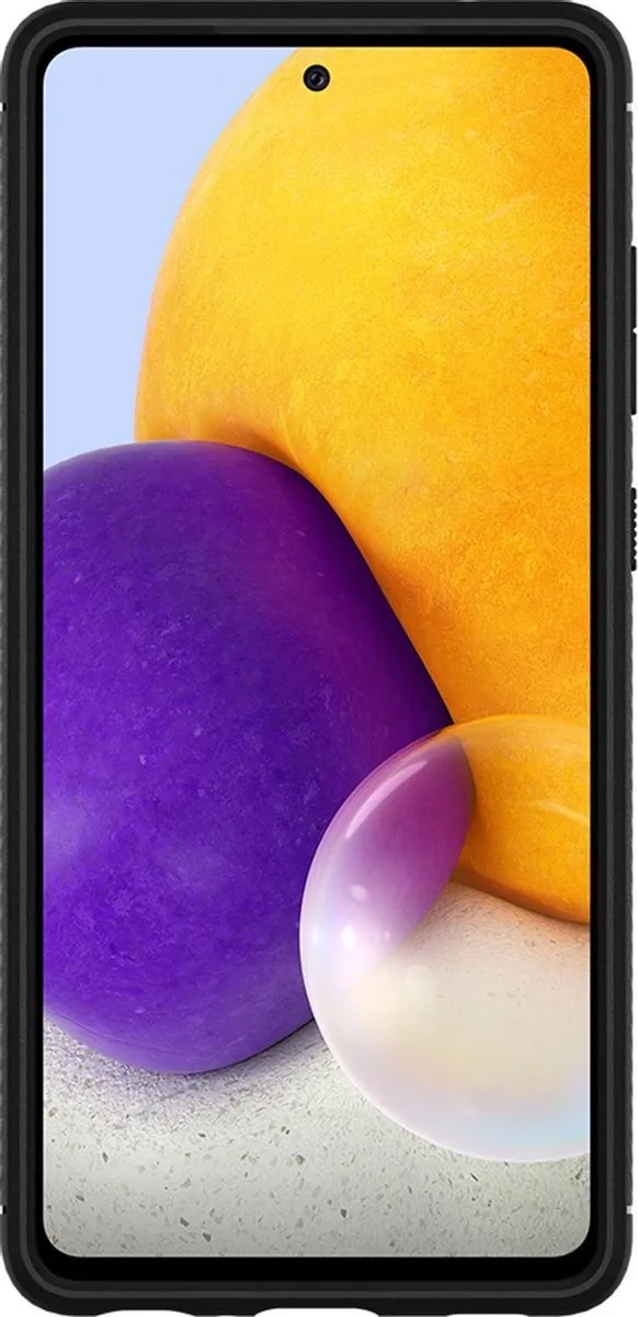 Spigen Rugged Armor Hoesje ACS02324 - Samsung Galaxy A72 - Zwart