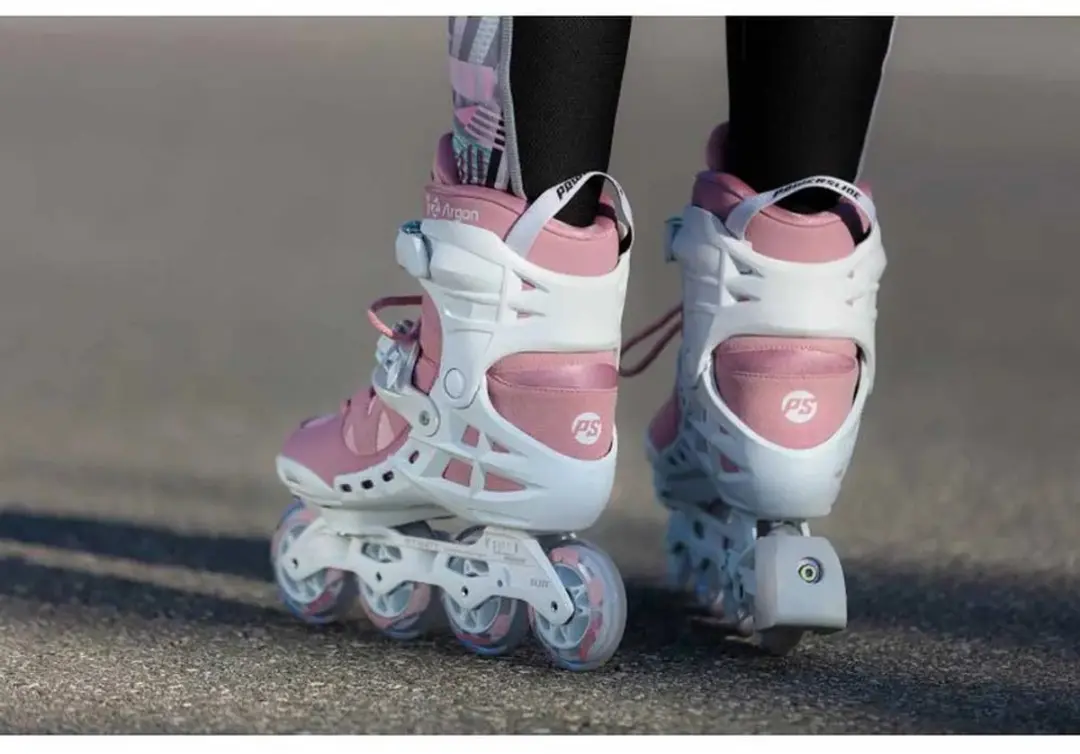 Powerslide Inlineskates - 80mm - Maat 39 - Wit/Roze - afbeelding 5 van 6