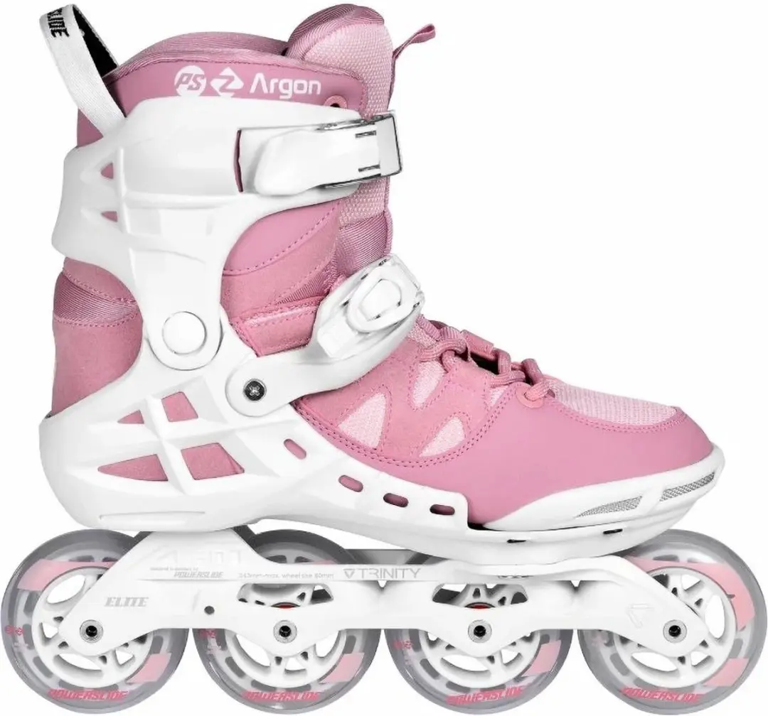 Powerslide Inlineskates - 80mm - Maat 39 - Wit/Roze - afbeelding 3 van 6