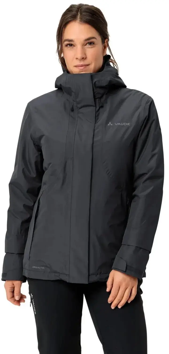 VAUDE Rosemoor II Damesjack - Waterdicht - Fantoom Zwart - afbeelding 2 van 2