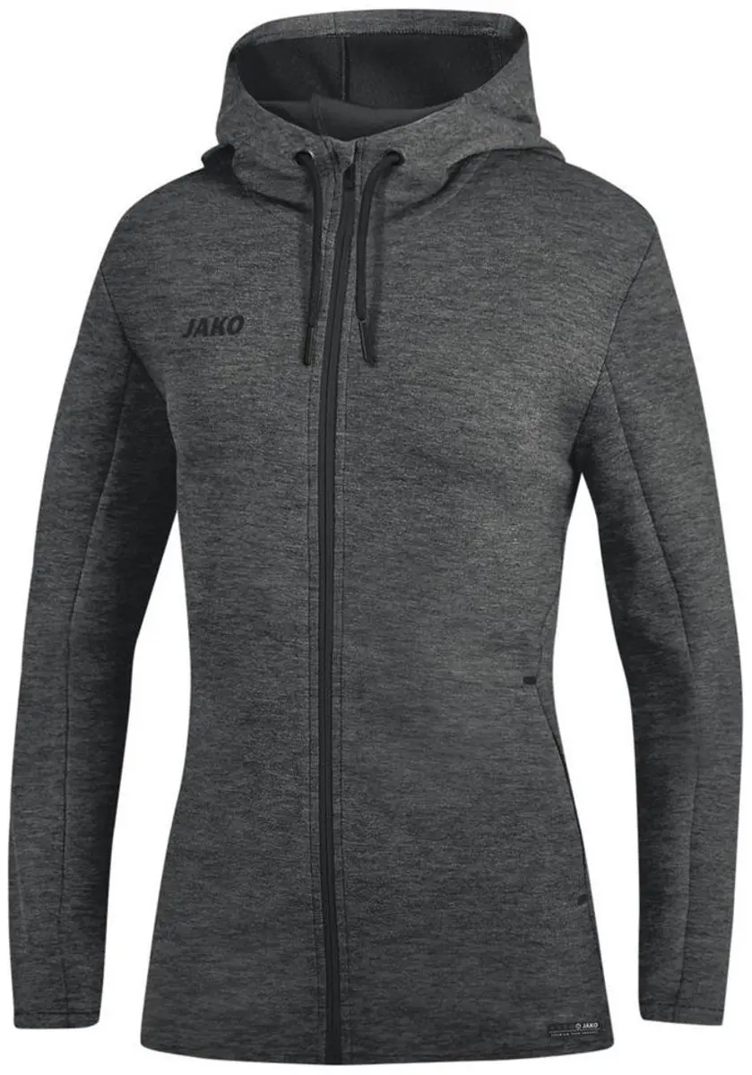 Jako Premium Basics Jas met Kap Dames - Antraciet Gemeleerd - afbeelding 4 van 4