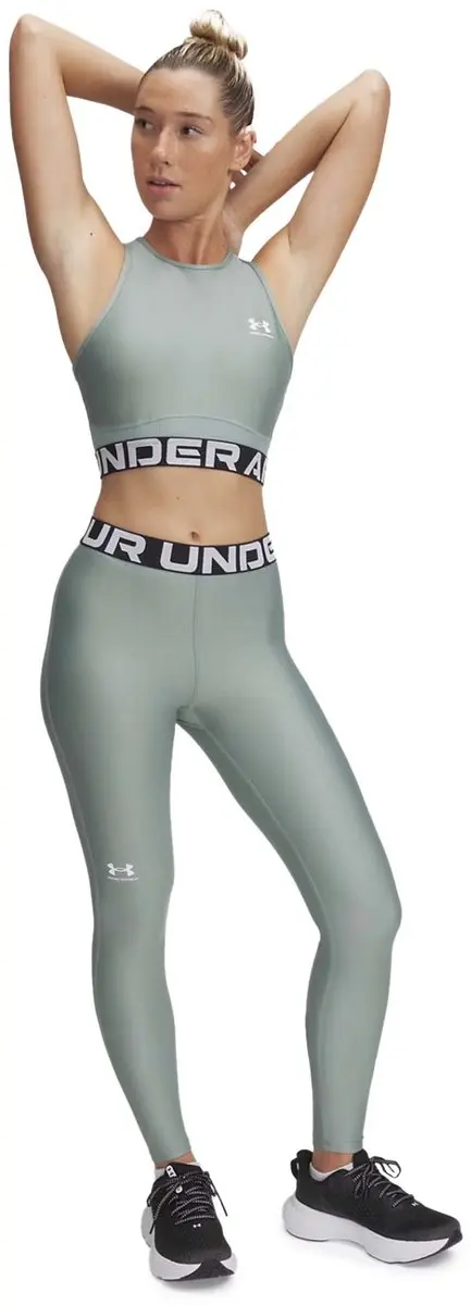 Under Armour HeatGear Leggings Dames - Groen - afbeelding 4 van 6