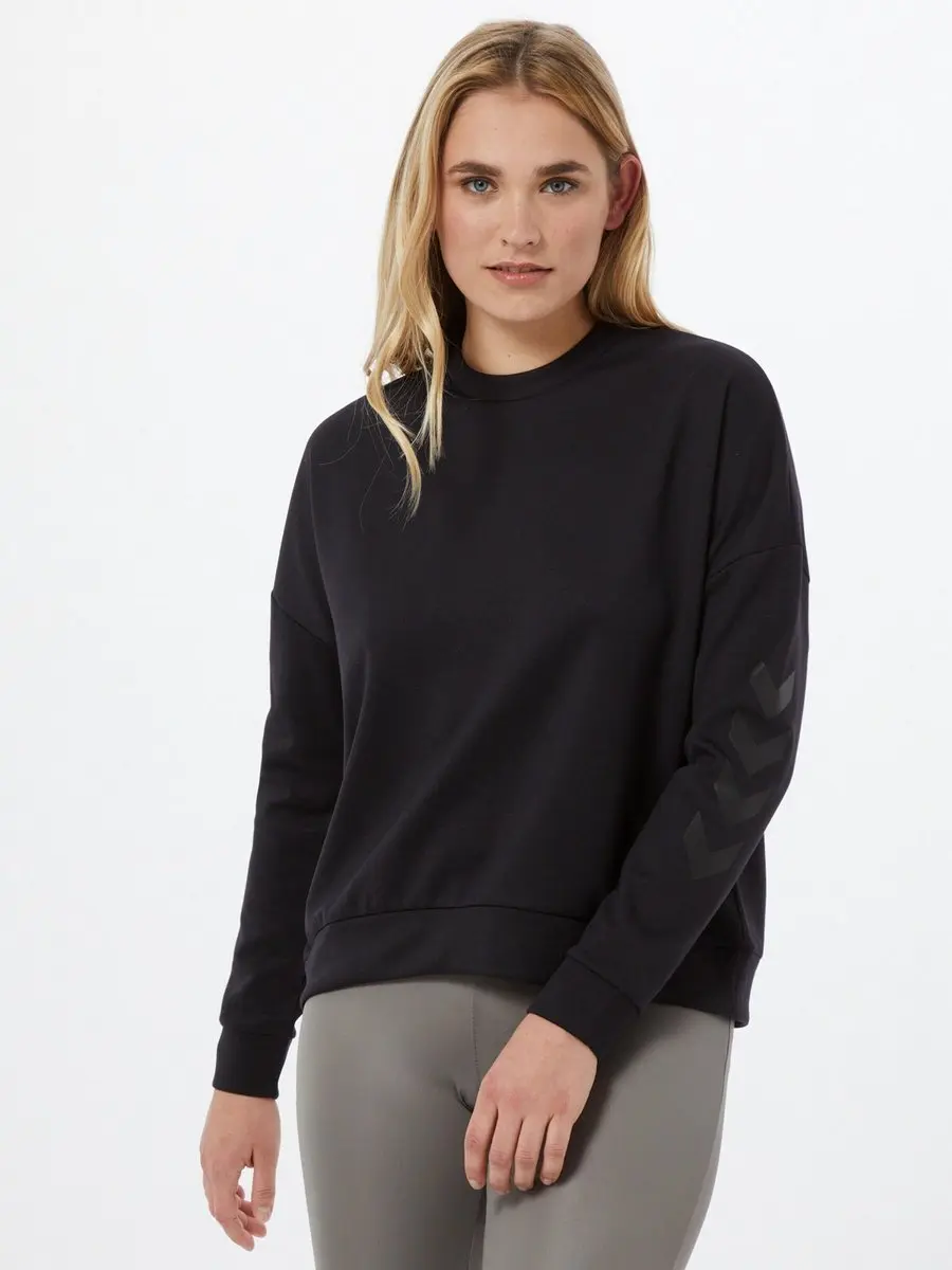 hummel Essi Sweatshirt Dames - Zwart - Maat XS - afbeelding 2 van 6