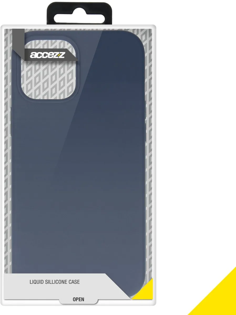 Accezz Hoesje iPhone 12 Pro Max Donkerblauw