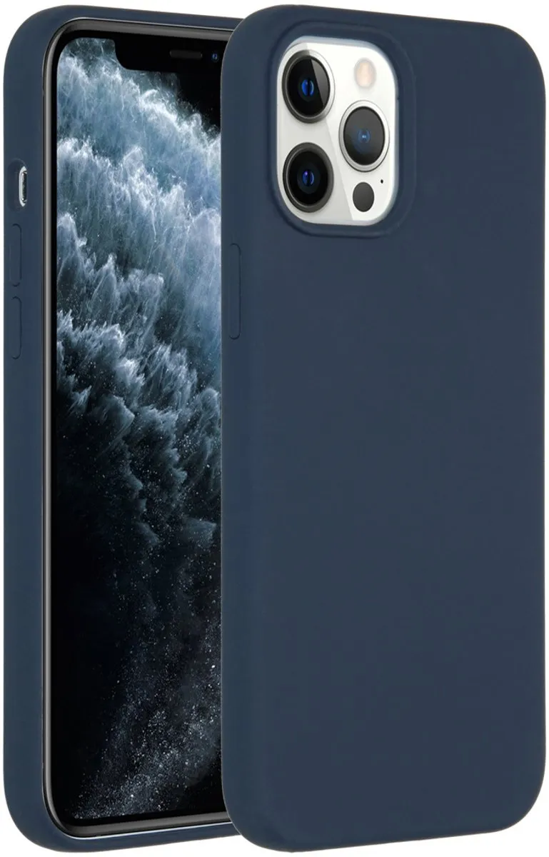 Accezz Hoesje iPhone 12 Pro Max Donkerblauw