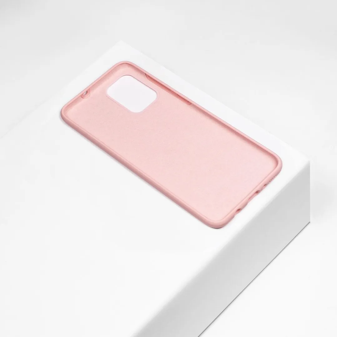 BMAX Siliconen Hoesje Samsung Galaxy A71 - Lichtroze