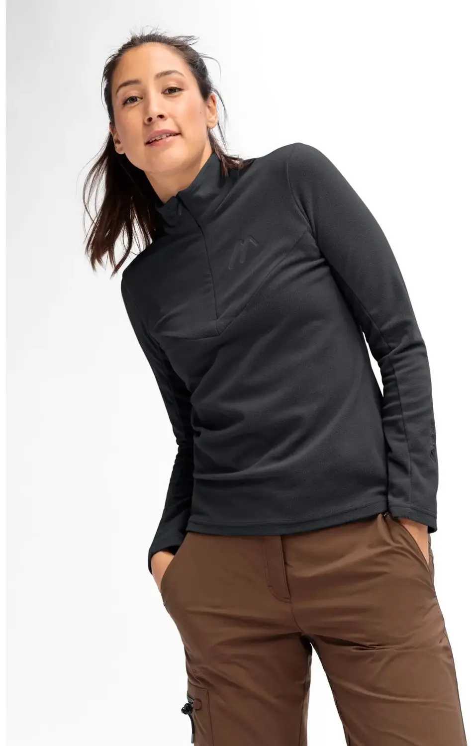 Maier Sports Denise Dames Polair Half Zip - afbeelding 2 van 2