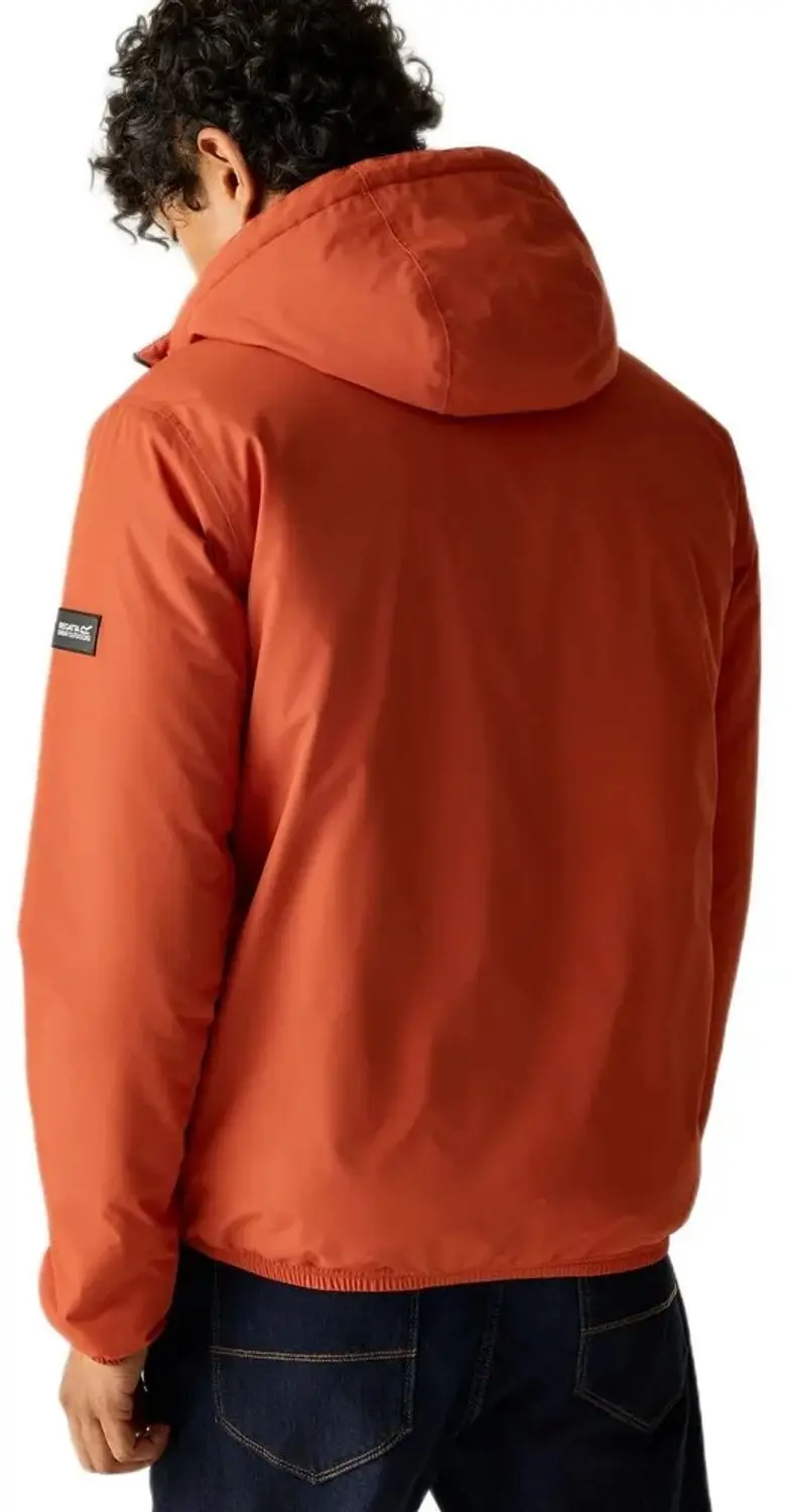 Regatta Shorebay Waterdichte Jas - Rooibos Tea/Black - M - afbeelding 2 van 5