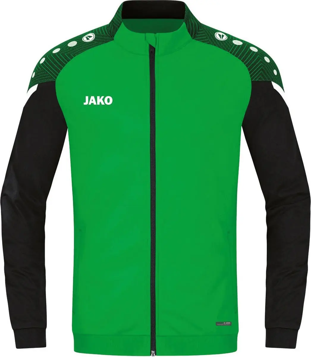 JAKO Performance Kinder Trainingsjas - Groen/Zwart - 152 - afbeelding 2 van 6