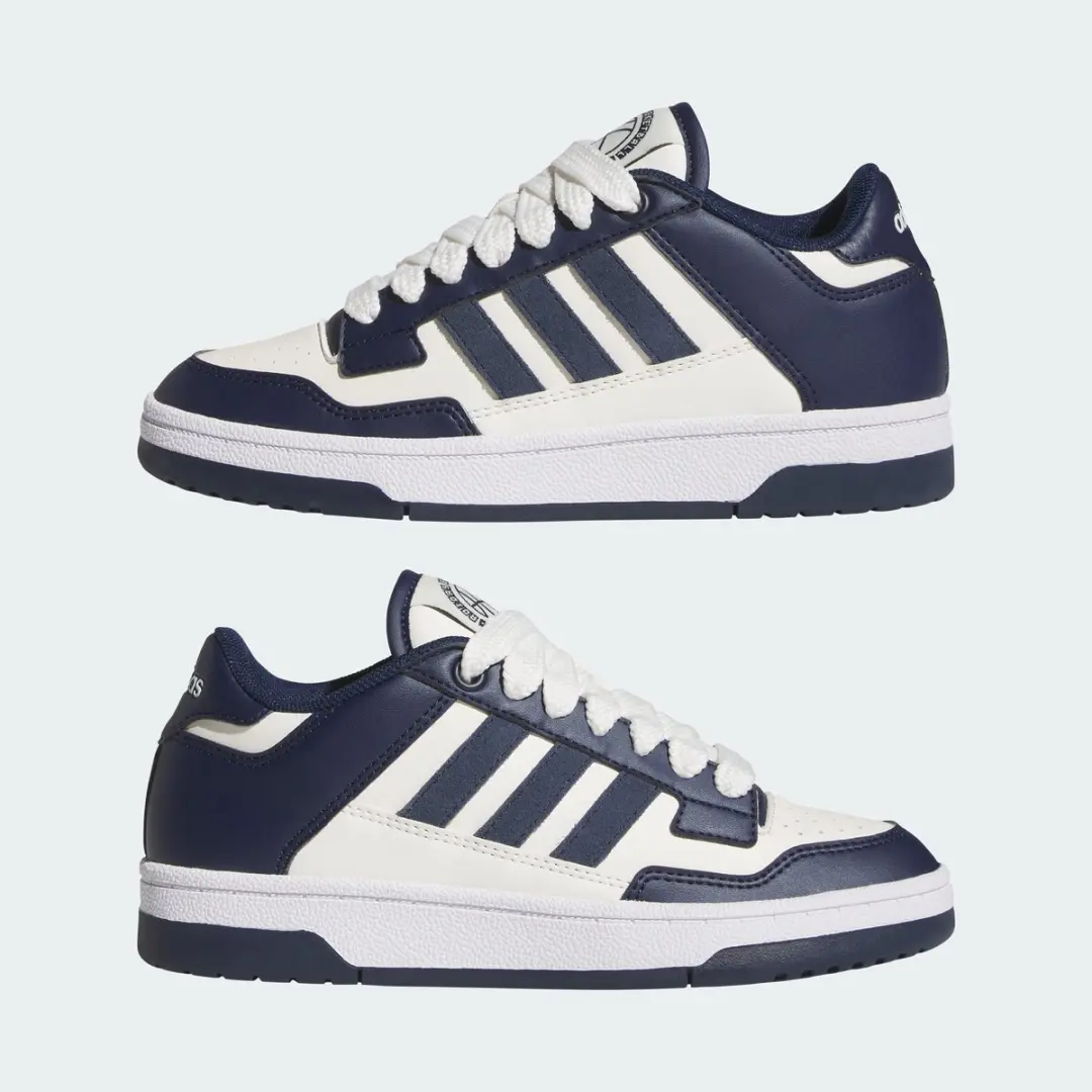 adidas Rapid Court Low Kinderschoenen - Blauw - afbeelding 3 van 6