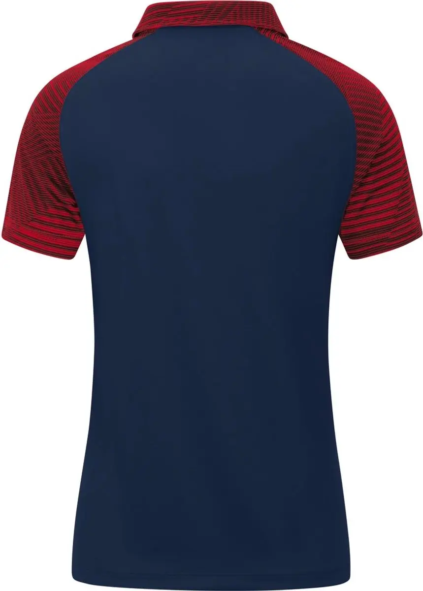 JAKO Performance Polo Dames - Marine/Rood - afbeelding 4 van 4