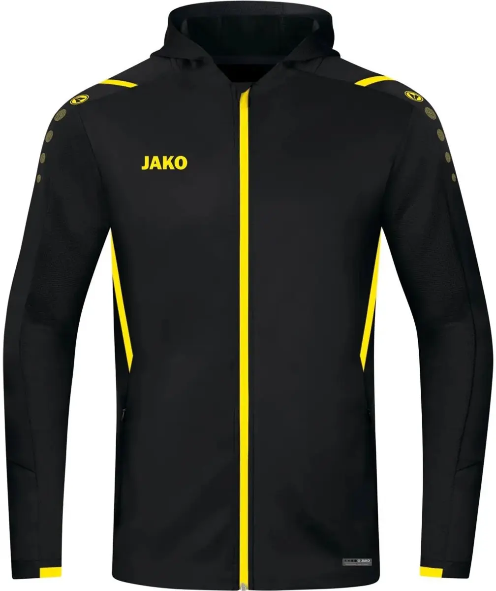 JAKO Challenge Damesjas met Capuchon - Zwart - afbeelding 3 van 5