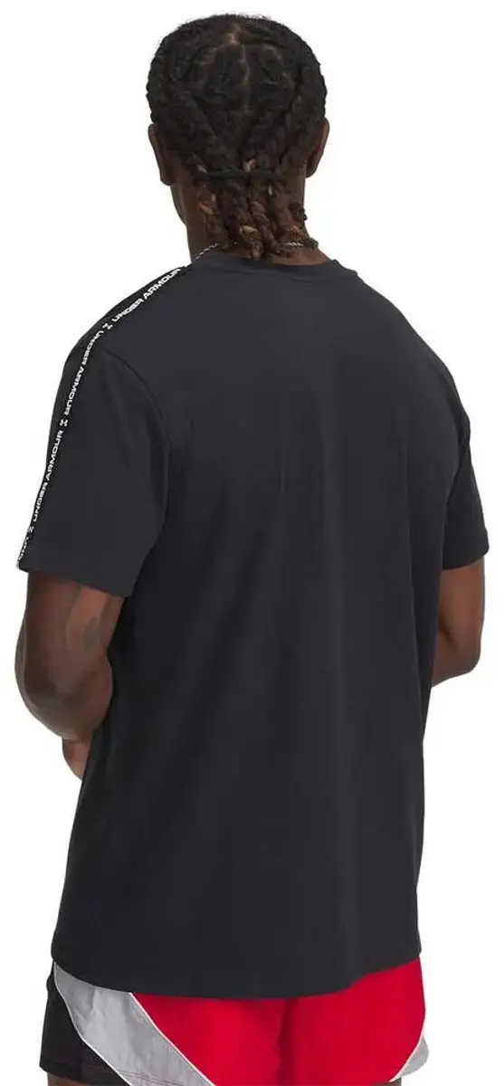 Under Armour Icon Heavyweight T-shirt - Zwart/Wit - afbeelding 3 van 6