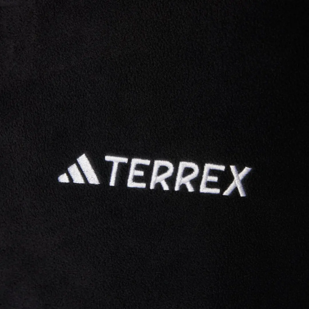 adidas TERREX Multi Essentials Fleece Jack - Zwart - afbeelding 6 van 6