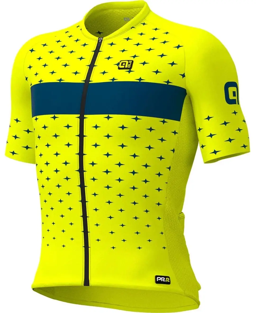 Alé PRR Stars Fietsshirt Korte Mouwen - Fluor Yellow - M - afbeelding 4 van 6