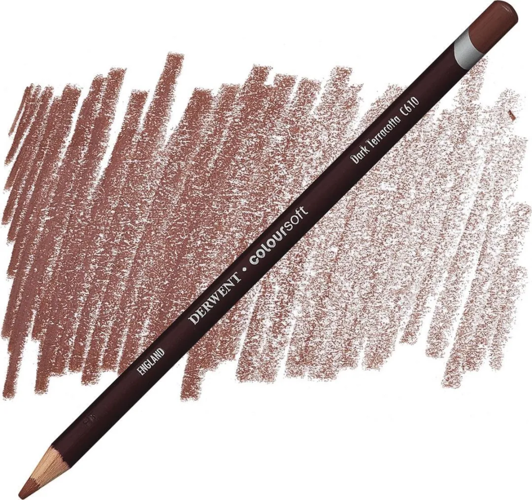 Derwent Coloursoft Potlood Dark Terracotta C610
