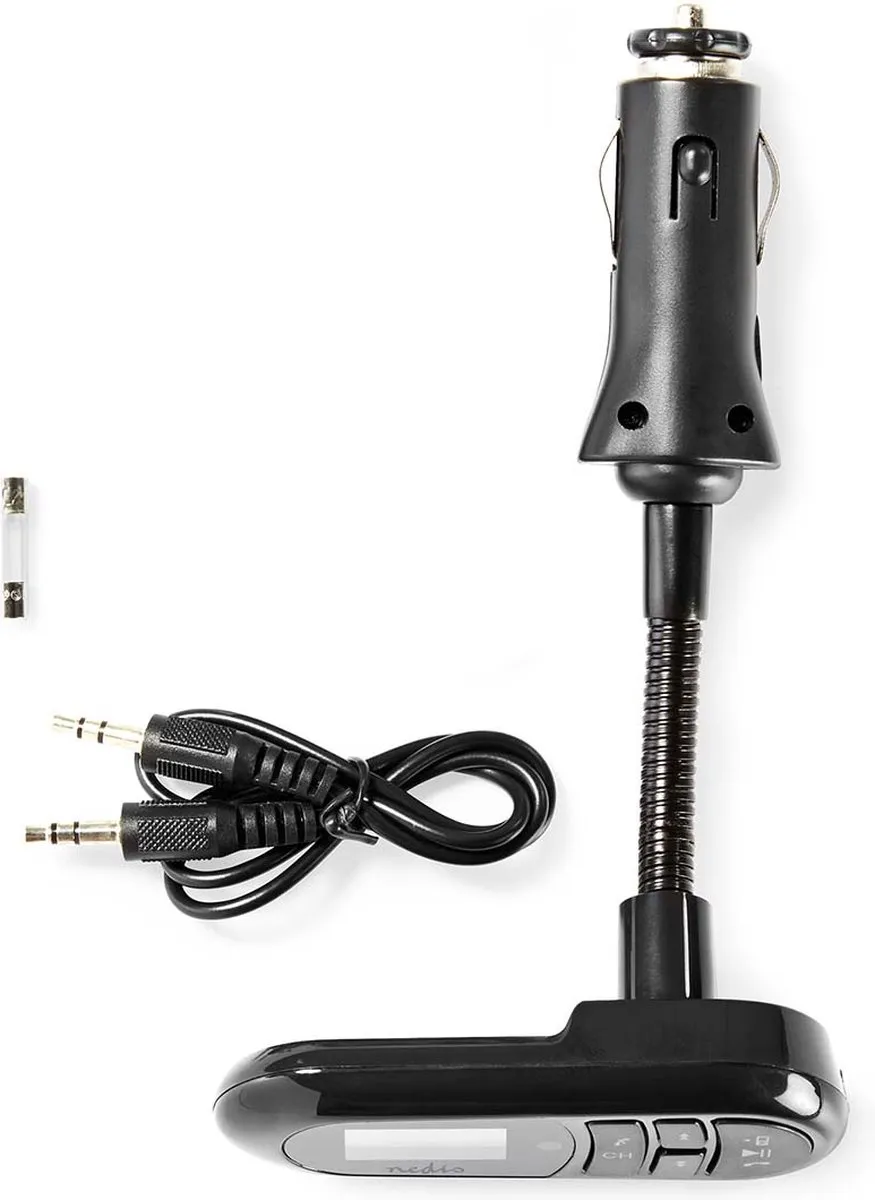 Nedis FM-Audiotransmitter Handsfree - Bluetooth 5.0 - Zwart