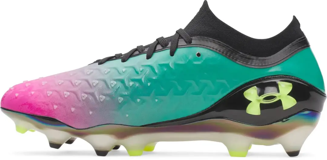 Under Armour Magnetico Elite 6 RCS FG voetbalschoenen - Zwart/Geel - afbeelding 6 van 6