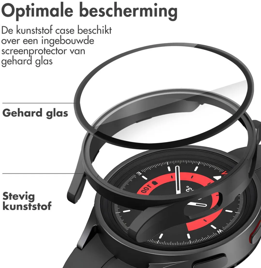 Imoshion Screen Protector Samsung Galaxy Watch 4 44mm - Zwart