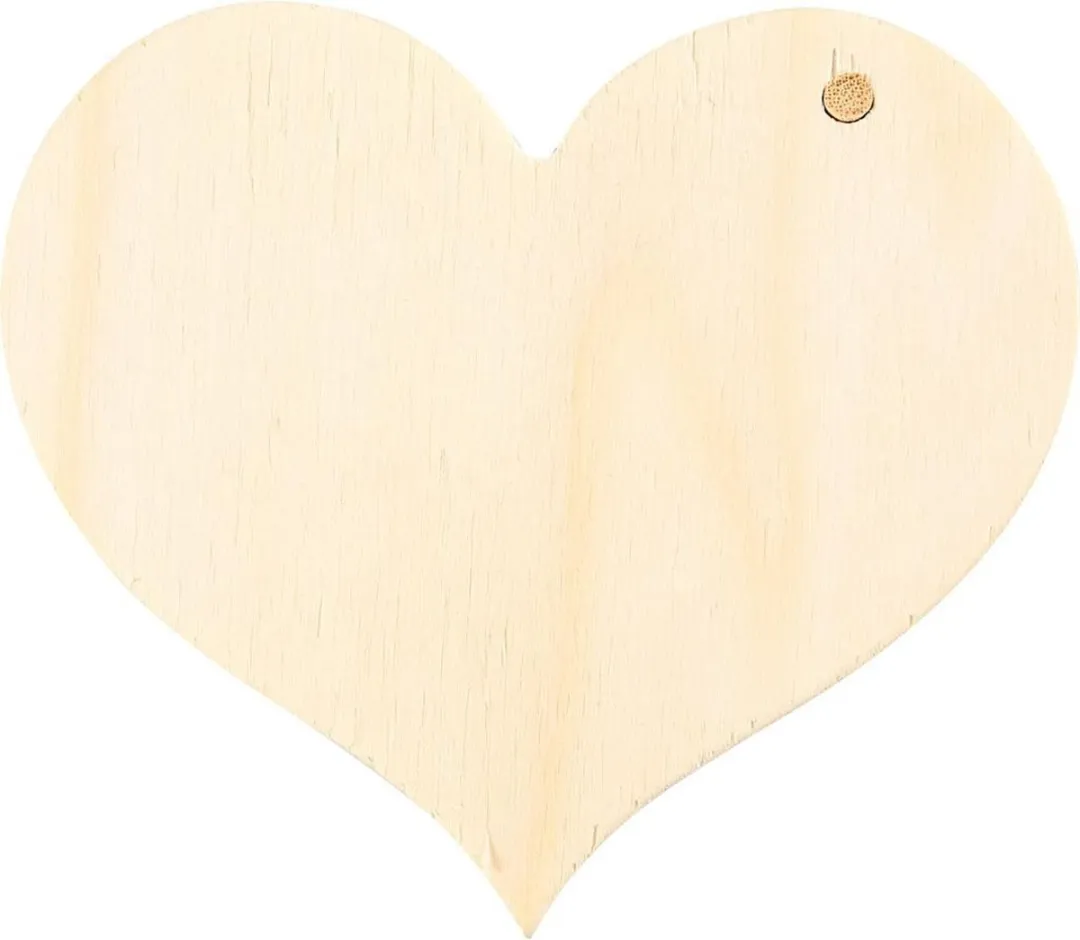 Creativ Company Houten Hart Doosje 9x4cm - Bruin
