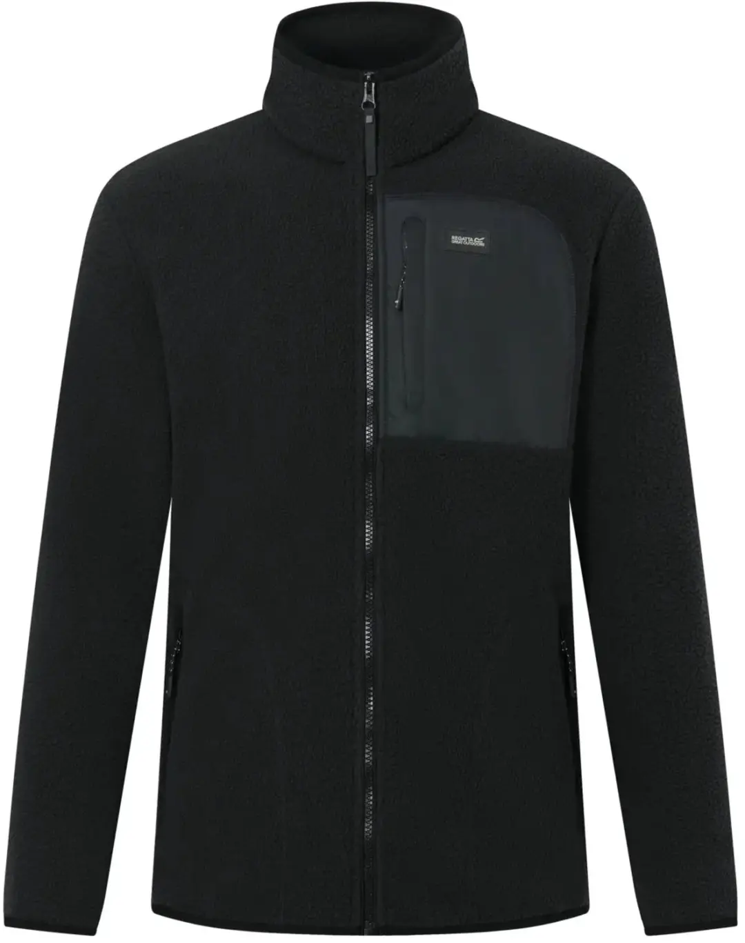 Regatta Frankie Borg Fleece Met Volledige Rits Zwart XL Man