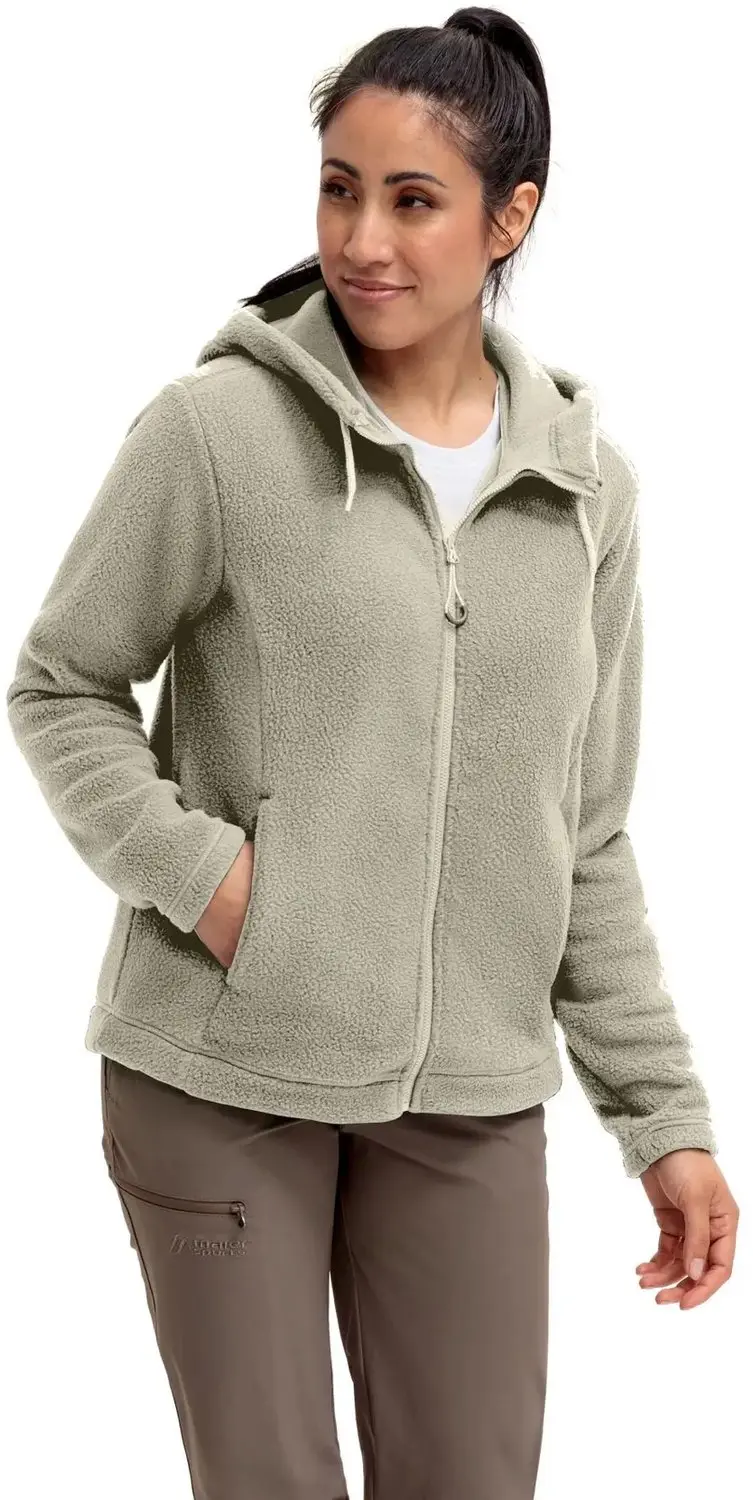Maier Sports Racka Damesfleece - Veder Grijs - 40 - afbeelding 2 van 2