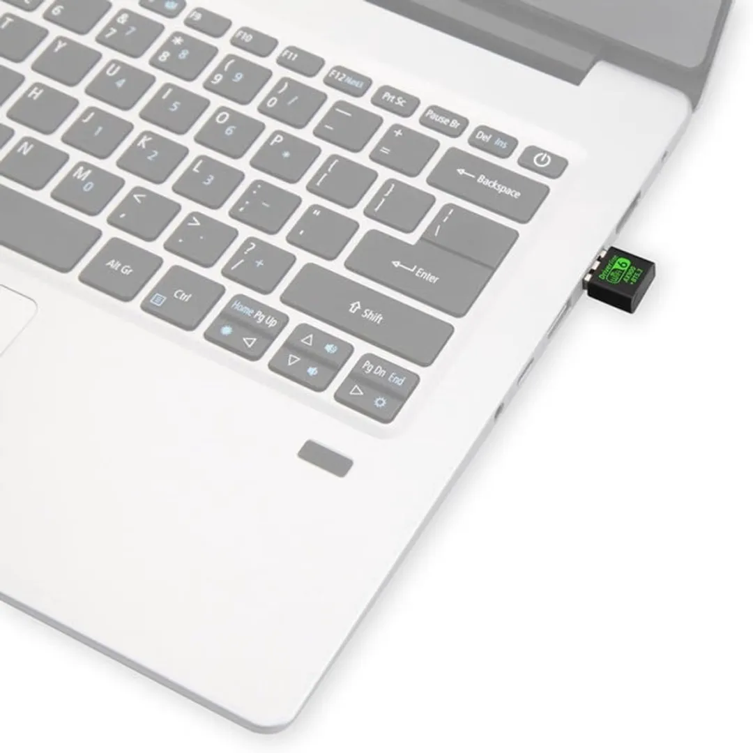 NÖRDIC BTWF-101 USB-adapter - Bluetooth 5.3 & WiFi 6 - Zwart
