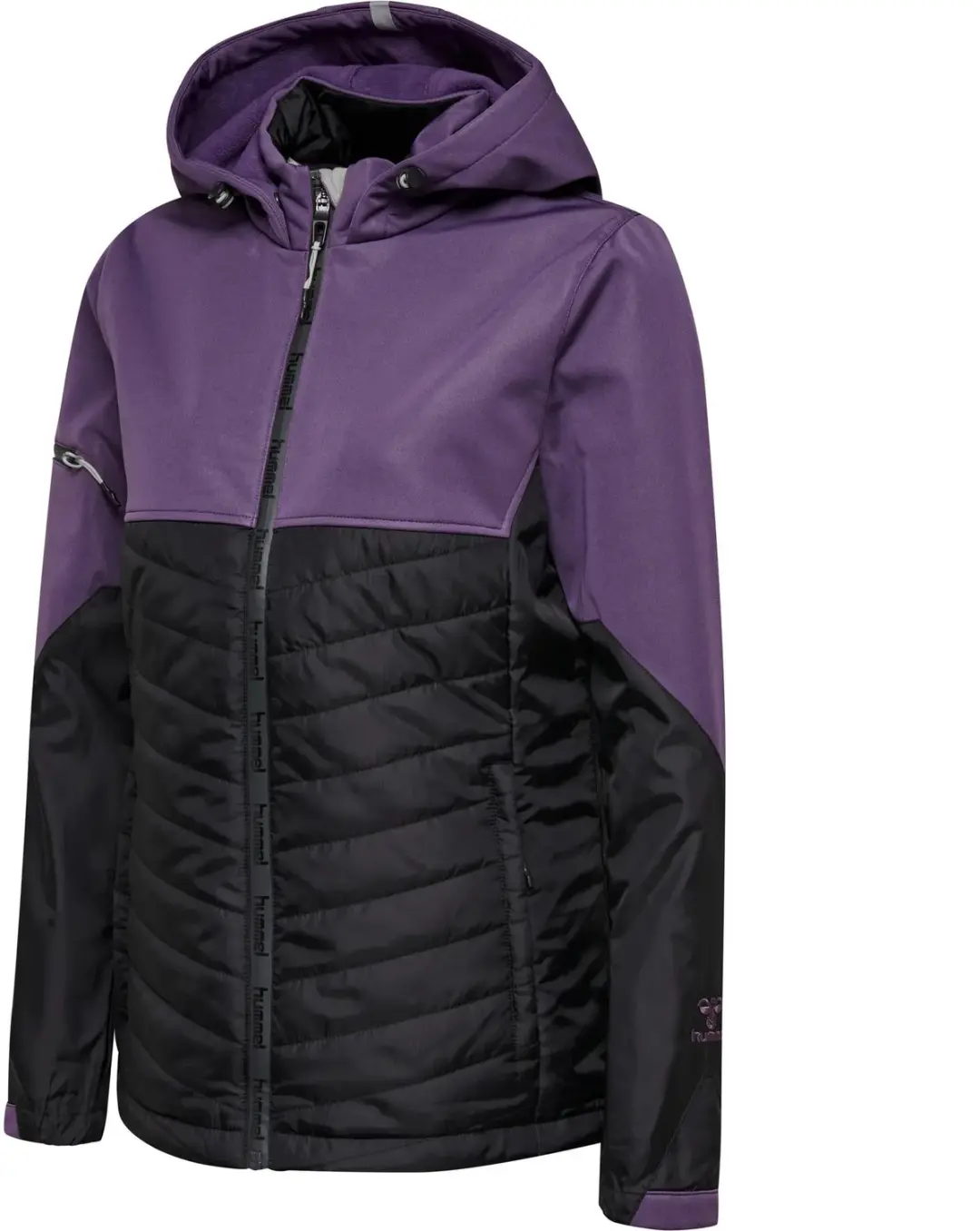 hummel North Hybrid Damesjas - Paars/Zwart - afbeelding 2 van 2