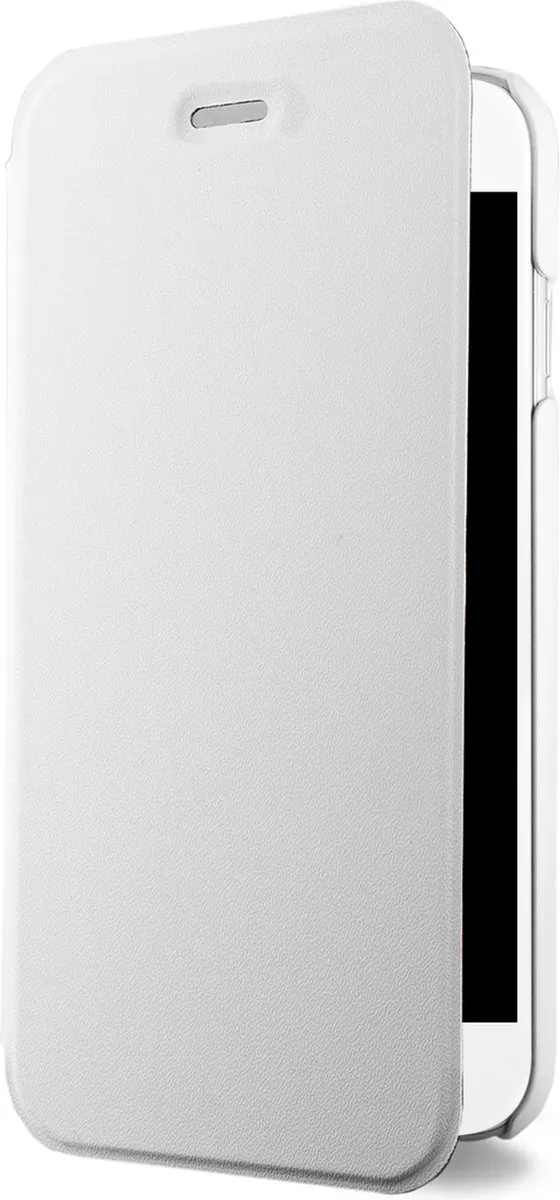 Azuri Booklet Ultra Thin iPhone Hoesje - 1 Pasje - Wit