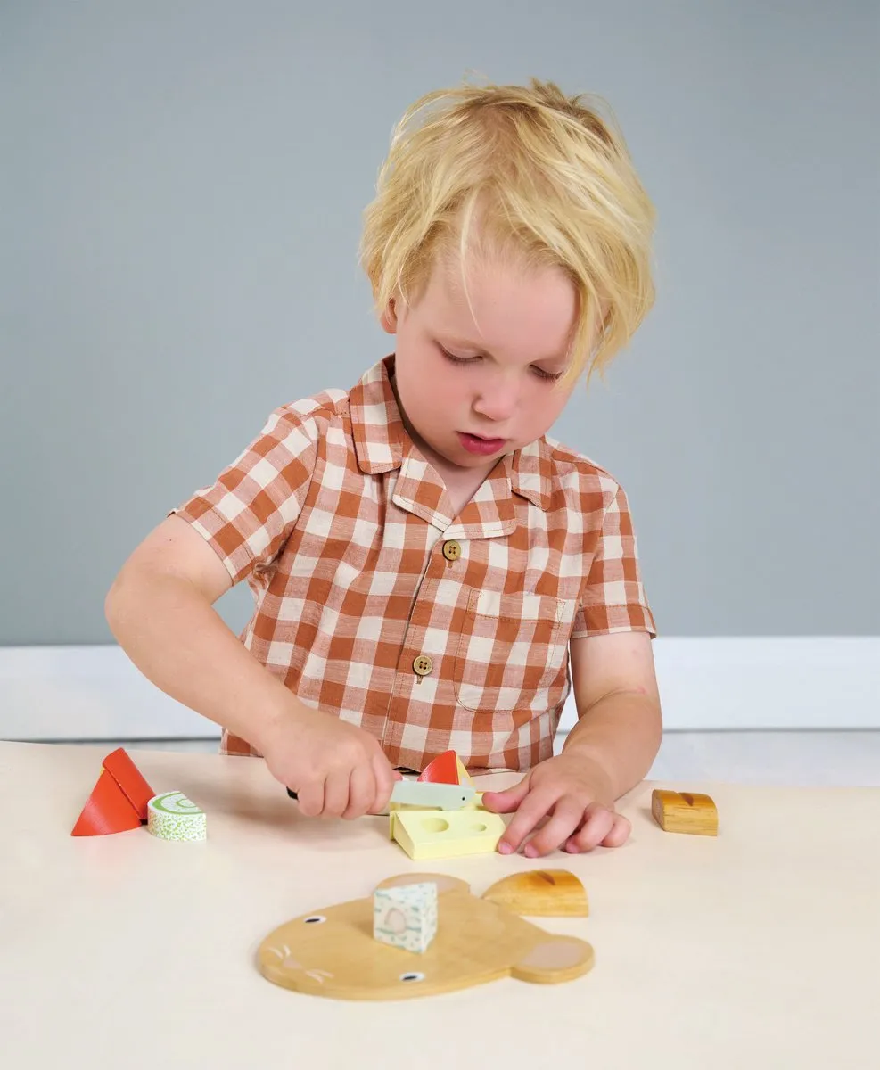 Tender Leaf Toys Snijplankje Kaas - Bruin/Geel