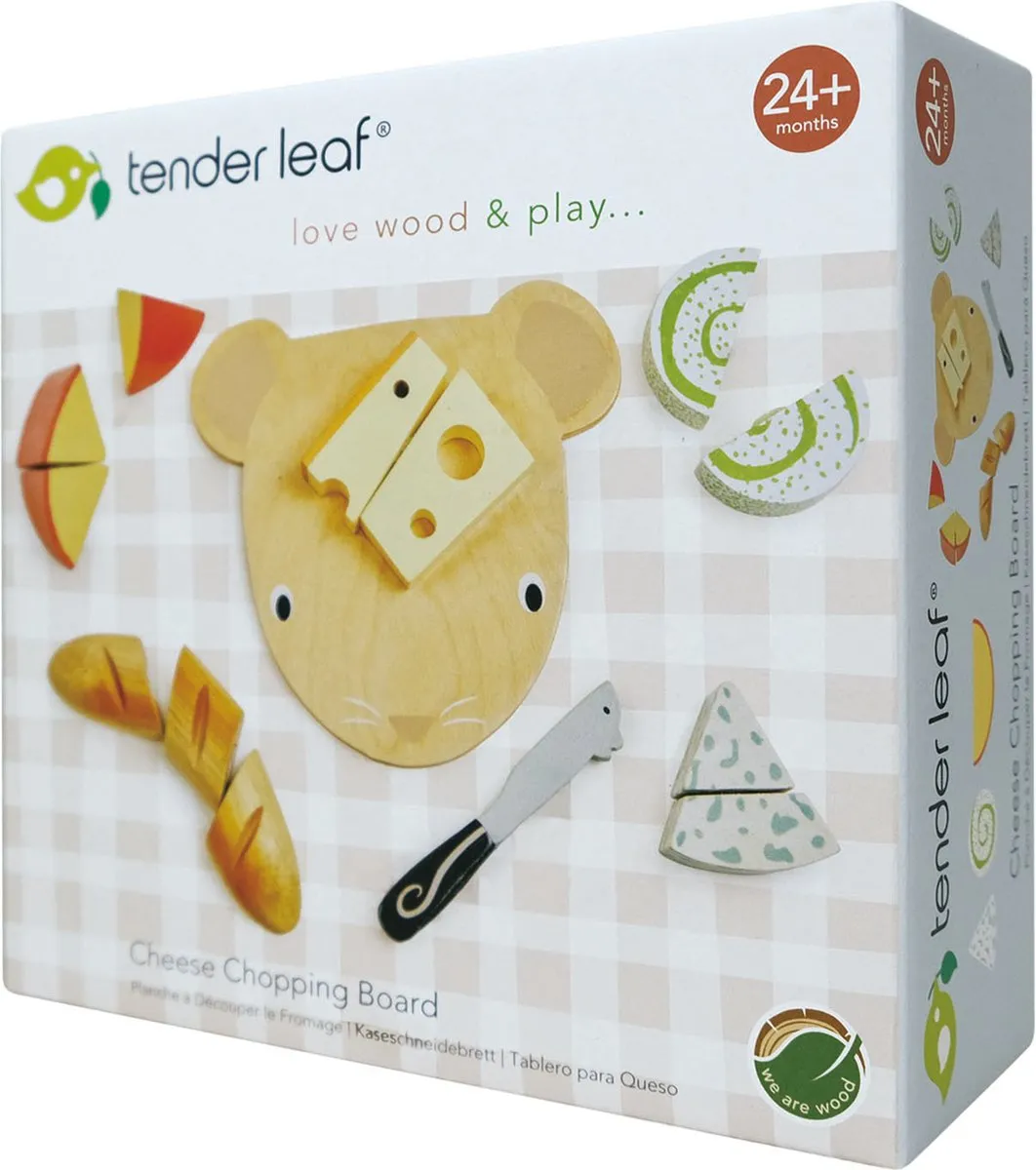 Tender Leaf Toys Snijplankje Kaas - Bruin/Geel
