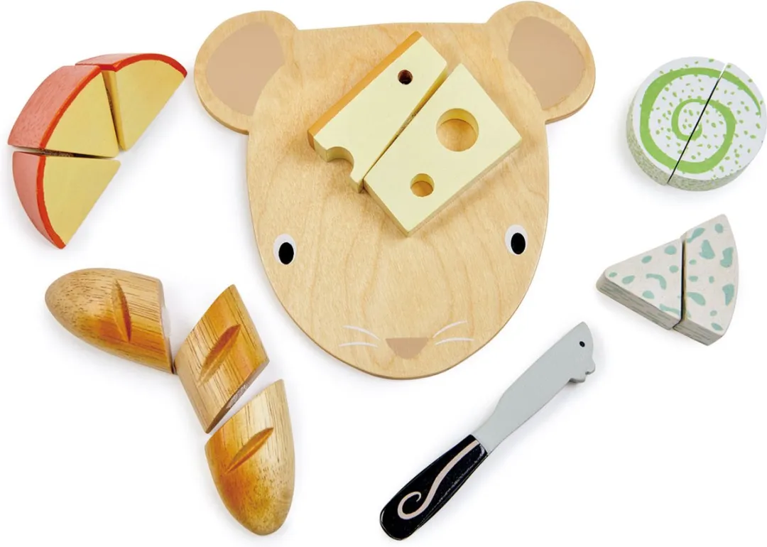 Tender Leaf Toys Snijplankje Kaas - Bruin/Geel